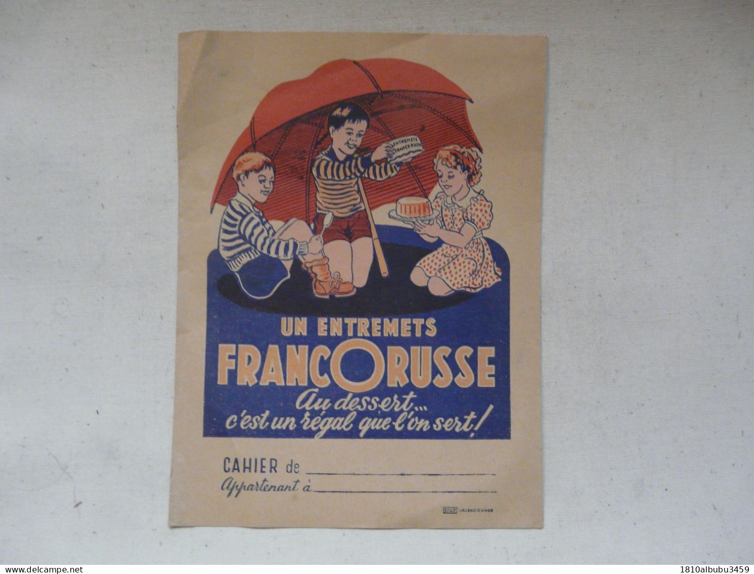 VIEUX PAPIERS - PROTEGE CAHIER PUBLICITAIRE : FRANCORUSSE - Food