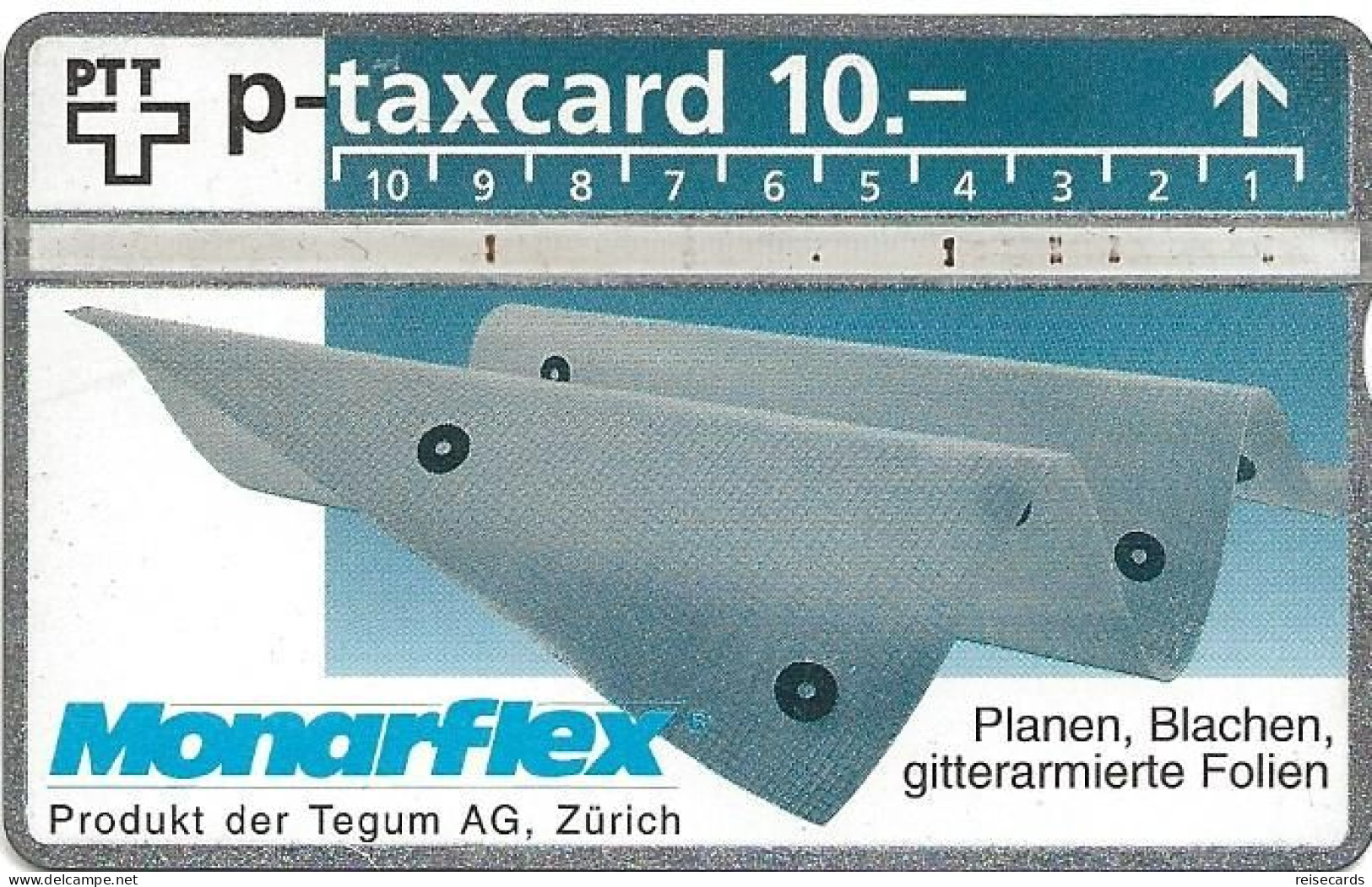 Switzerland: PTT K P 93/07 327L Tegum AG - Monarflex - Suisse