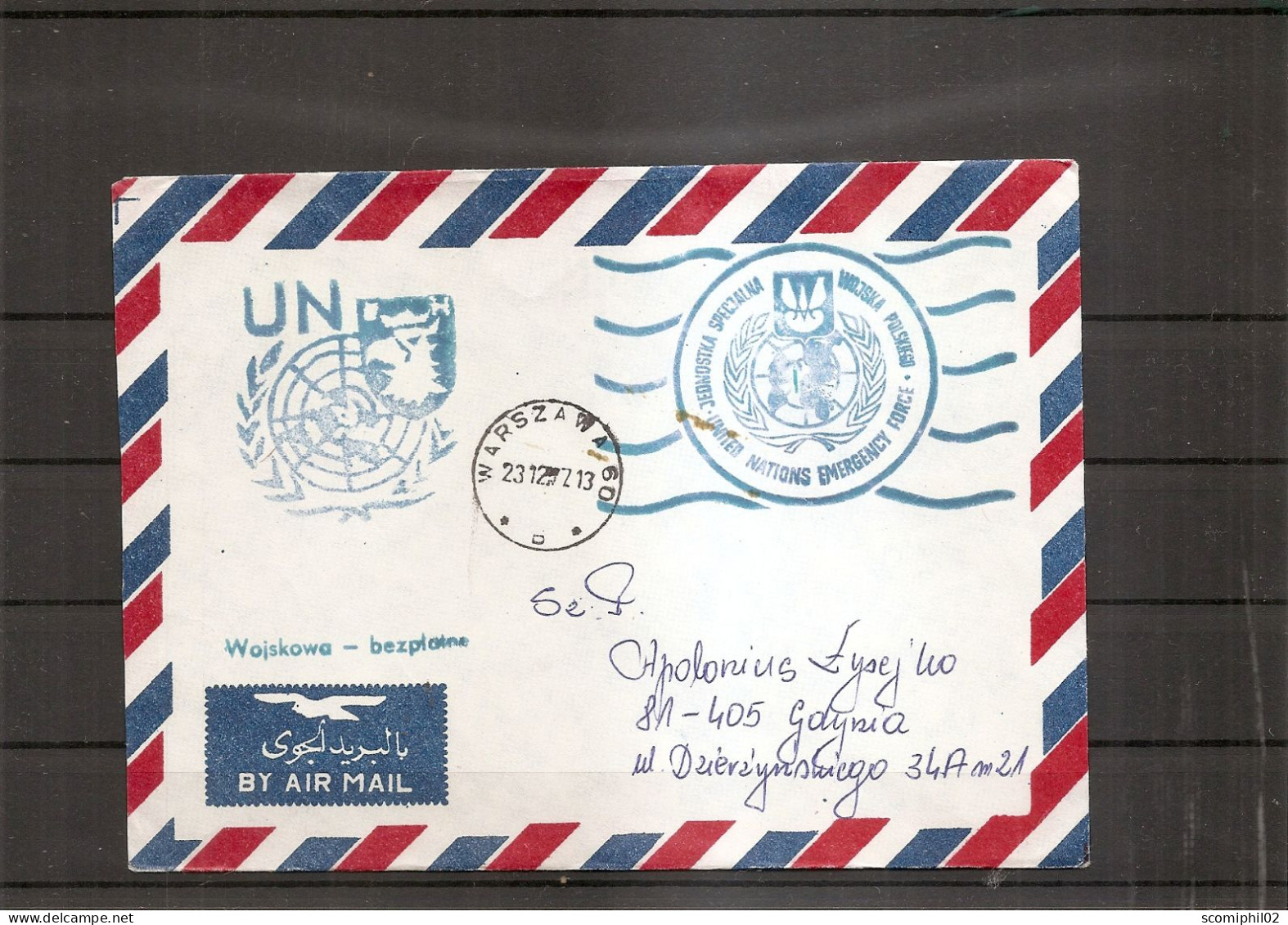 Pologne - Casques Bleus ( Lettre Commémorative De 1977 à Voir) - Storia Postale