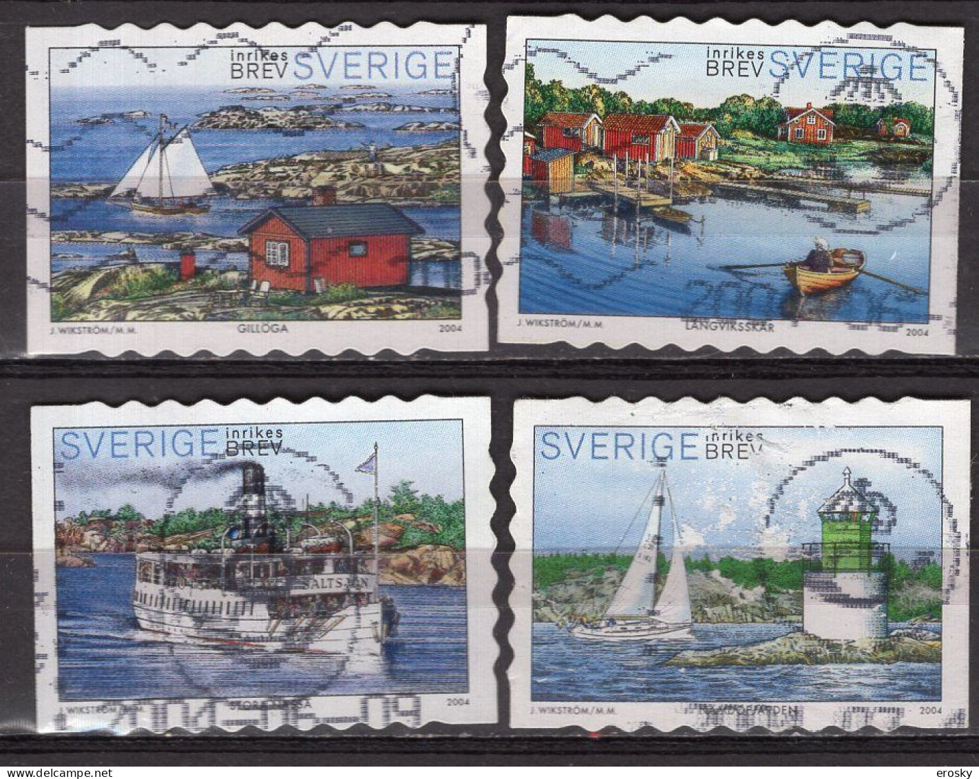 T1115 - SUEDE SWEDEN Yv N°2388/90 (2391 Defecteuse) - Used Stamps