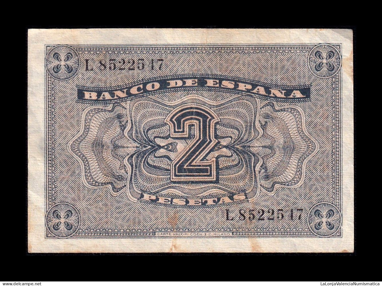 España Spain 2 Pesetas Catedral De Burgos 1938 Pick 109 Serie L Mbc Vf - 1-2 Pesetas