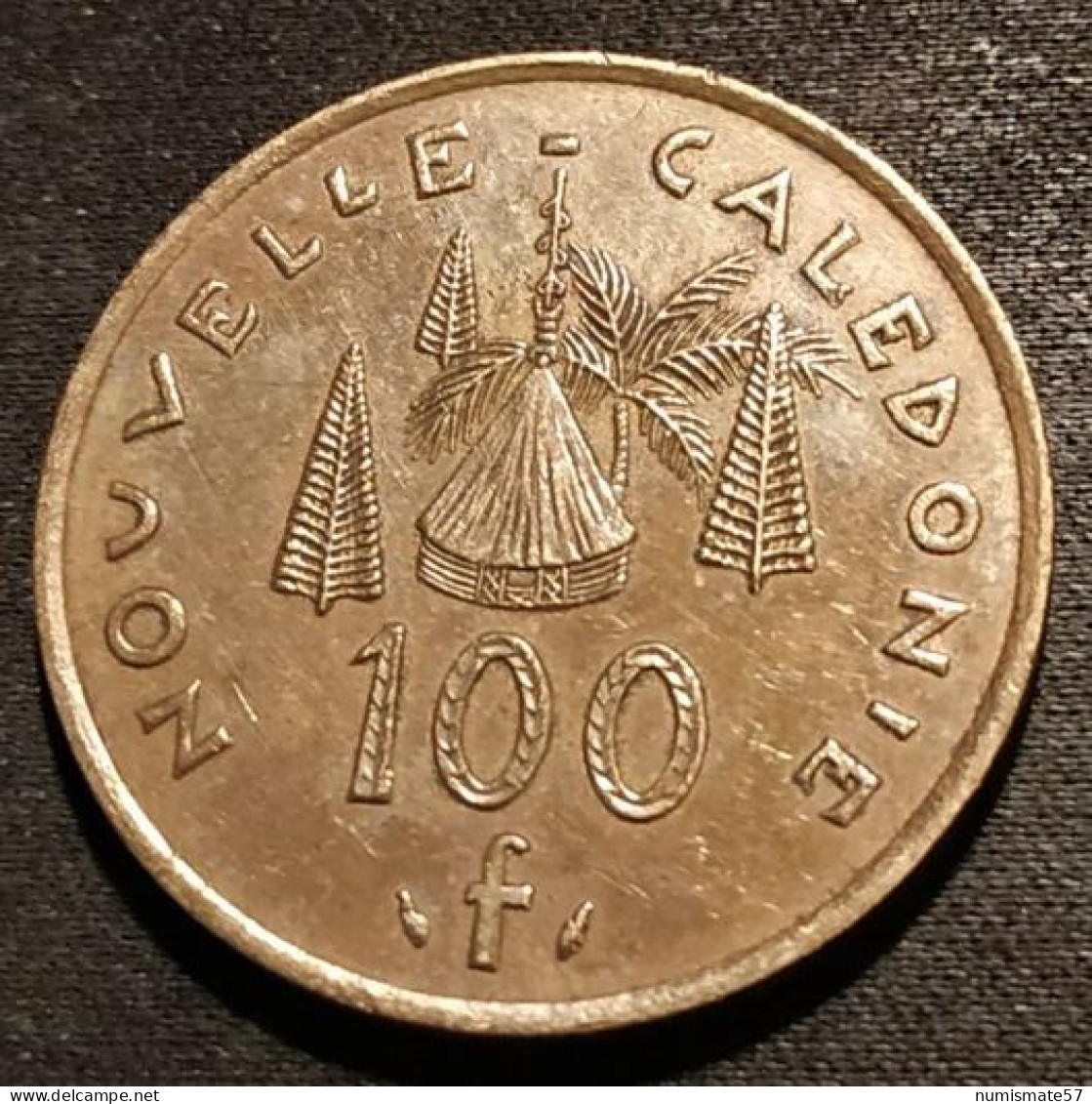 NOUVELLE CALEDONIE - 100 FRANCS 1976 - Avec IEOM - KM 15 - Case Néo-calédonienne - Nouvelle-Calédonie