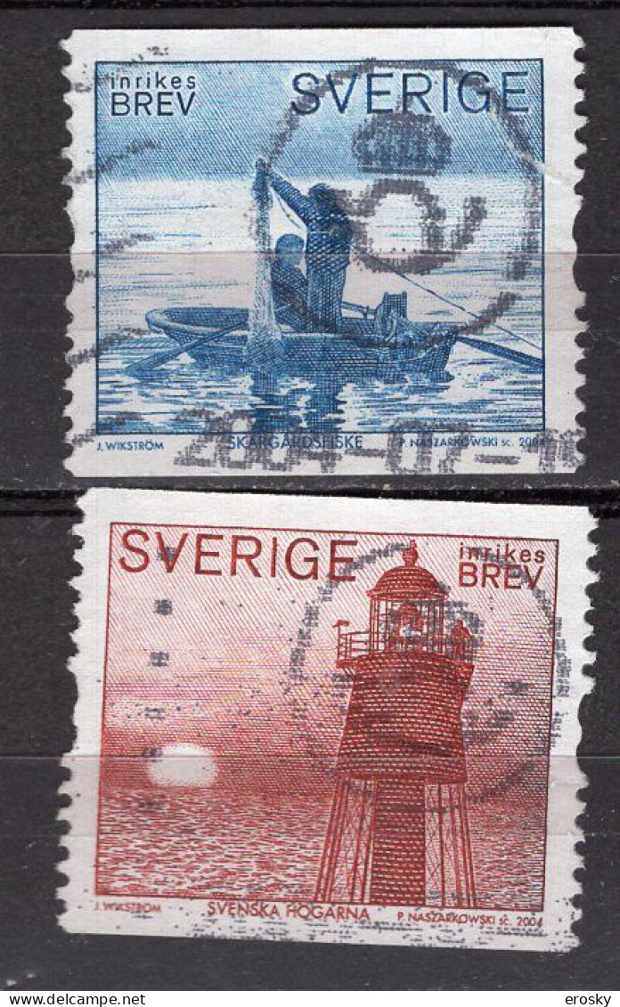 T1117 - SUEDE SWEDEN Yv N°2392/93 - Used Stamps