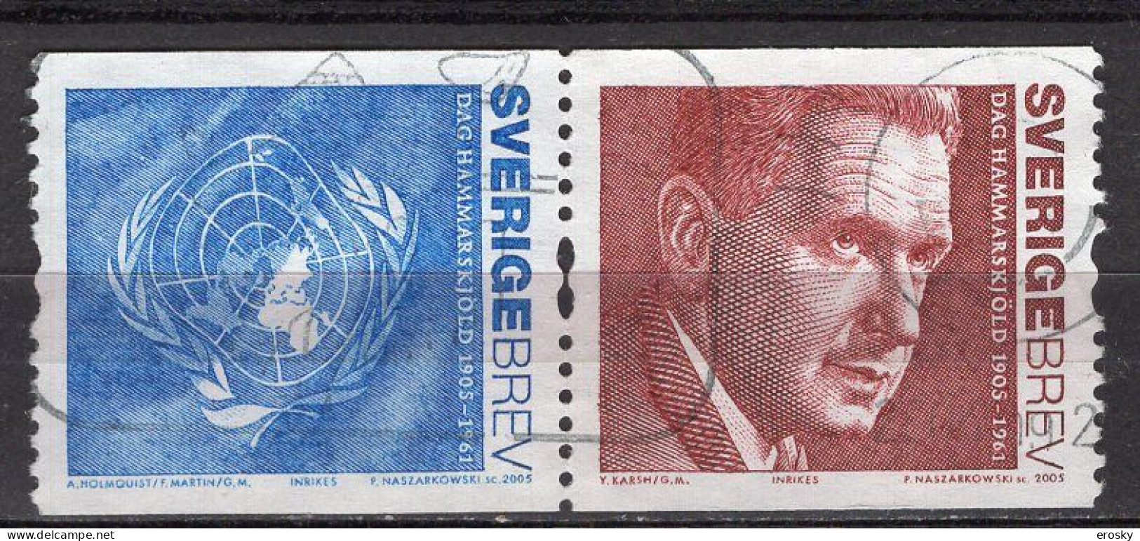 T1123 - SUEDE SWEDEN Yv N°2449/50 - Used Stamps