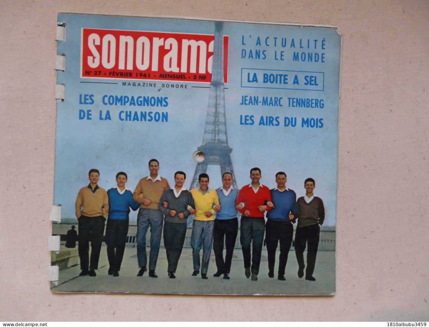 SONORAMA N°27 - FEVRIER 1961 : LES COMPAGNONS DE LA CHANSON - TENNBERG - Speciale Formaten