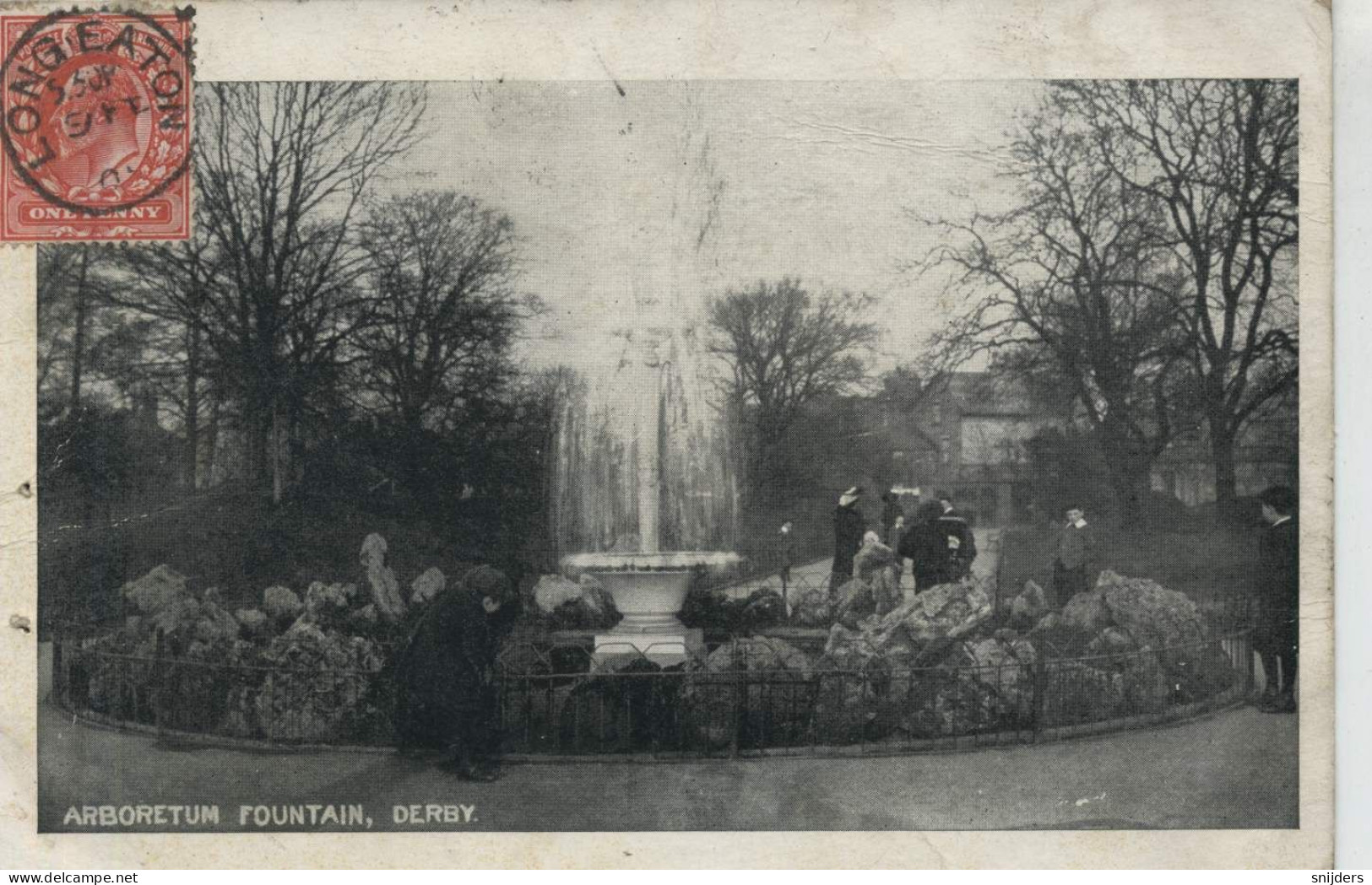 Derby Arboretum Fountain Wiith Tax Used - Derbyshire