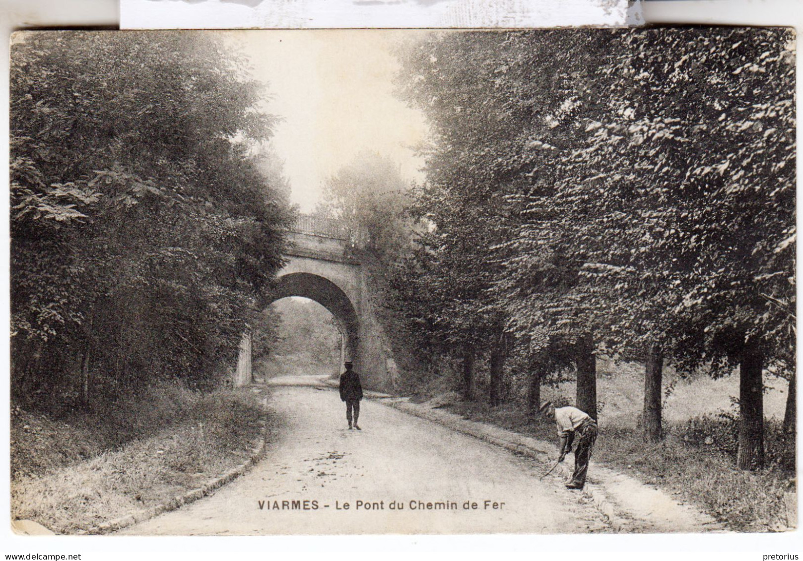 DEPT 95 / VIARMES - LE PONT DU CHEMIN DE FER - Viarmes