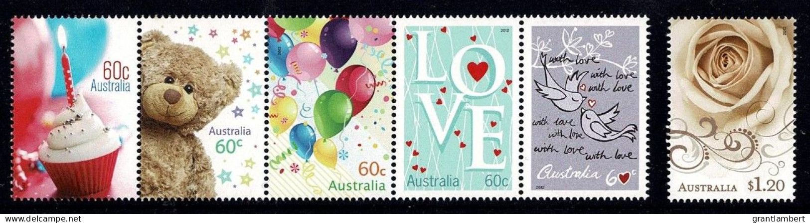 Australia 2012 Greetings - Precious Moments  Set Of 6 MNH - Mint Stamps