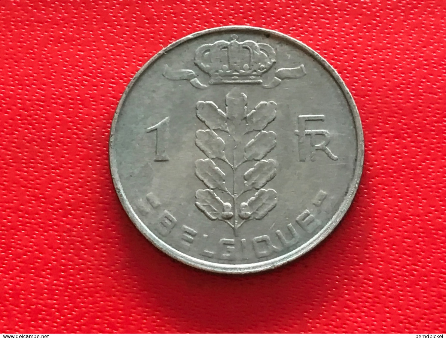 Münze Münzen Umlaufmünze Belgien 1 Franc 1966 Belgique - 1 Franc