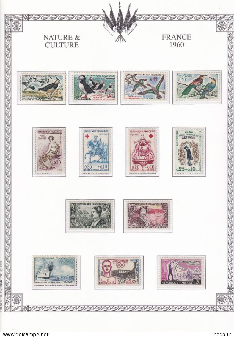 France Année Complète 1960 - N°1230/1280 - Neufs ** Sans Charnière - TB - 1960-1969