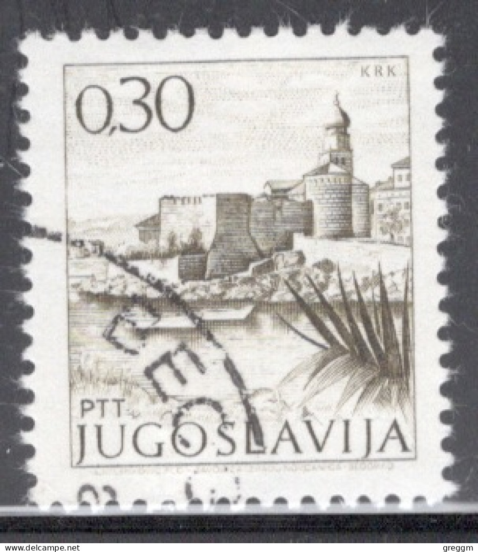 Yugoslavia 1971 Single Stamp For Sightseeing In Fine Used - Used Stamps