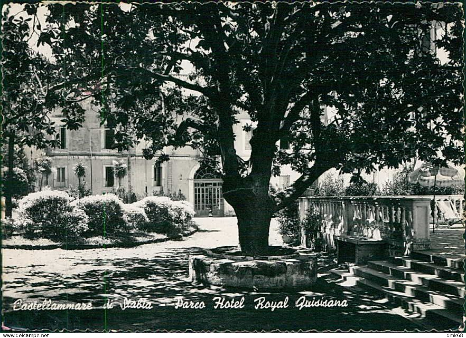 CASTELLAMMARE DI STABIA - PARCO HOTEL ROYAL QUISISANA - EDIZ. RENZA - SPEDITA - 1950s (19568) - Castellammare Di Stabia