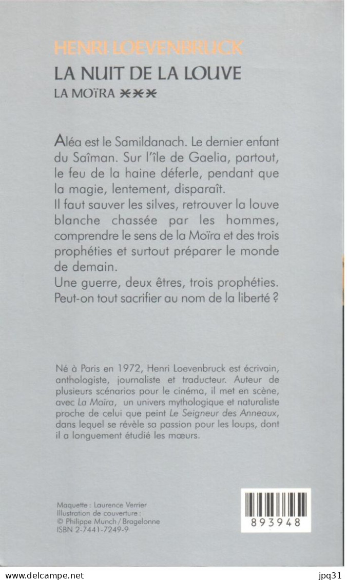 Henri Lœvenbruck - La Moïra - 3 vol - 2004