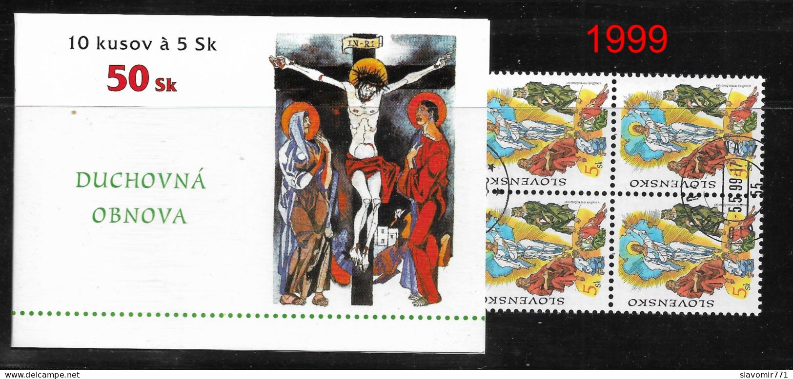 Slovakia 1999 ** Spiritual Renewal ** Michel SK 340  ** CTO ** Slowakei ** Full Booklet - Sonstige & Ohne Zuordnung