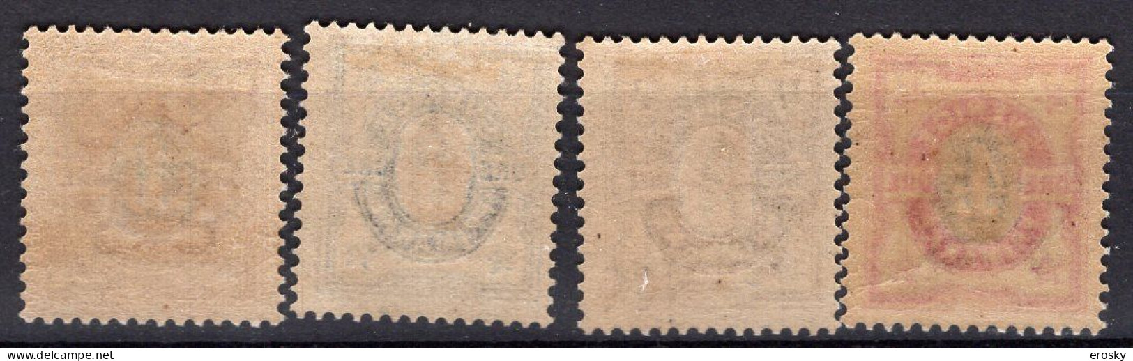 T1163 - SUEDE SWEDEN Yv N°51/54 * - Unused Stamps