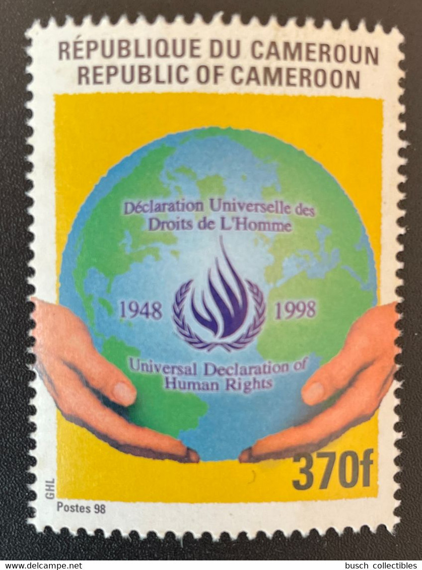 Cameroun Cameroon Kamerun 1998 Mi. 1236 Déclaration Universelle Des Doits De L'Homme Human Rights 1948 - Cameroon (1960-...)