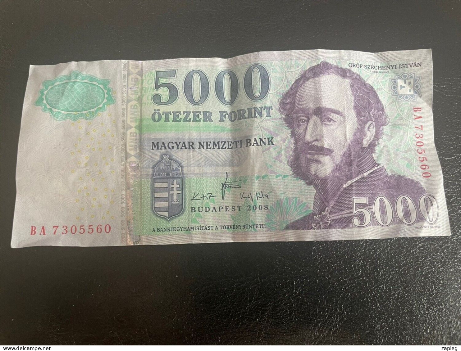 Billet 5000 Forint 2008 - Hungría