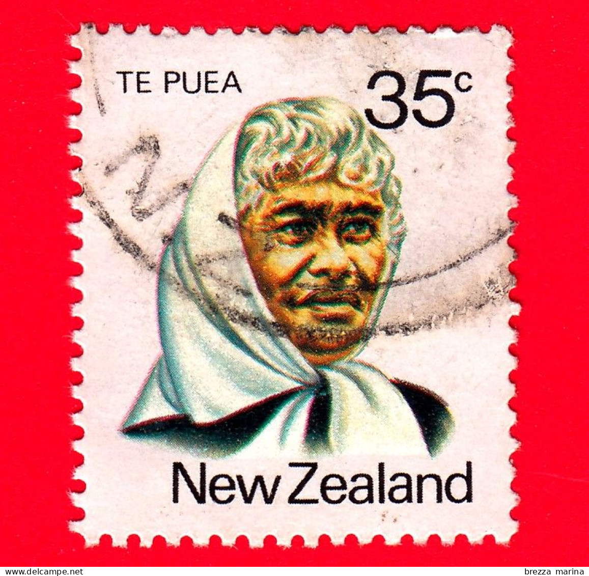 NUOVA ZELANDA - Usato - 1980 - Personalità Maori - Te Puea - 35 - Usados