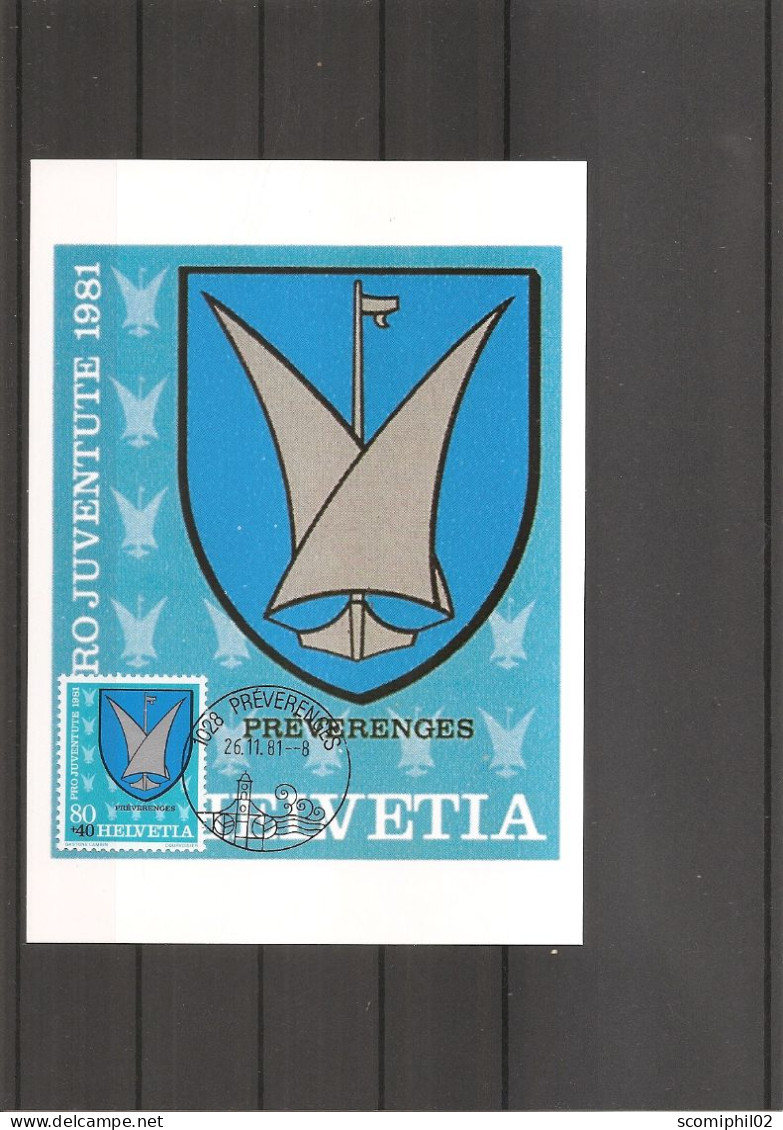 Armoiries - Preverenges ( CM De Suisse De 1981 à Voir) - Enveloppes