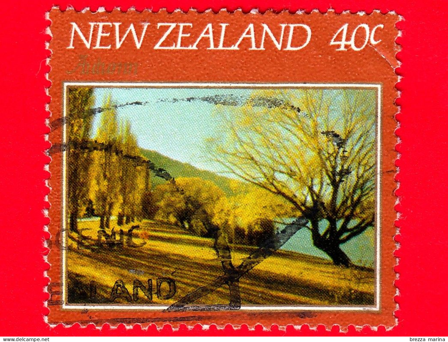 NUOVA ZELANDA - Usato - 1982 - Paesaggi - Stagioni - Autunno - Alberi - Scenery  - 40 - Used Stamps