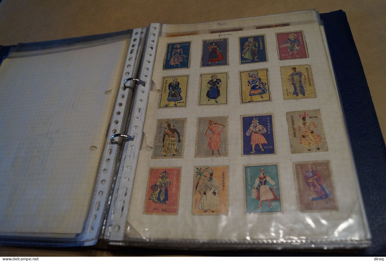 RARE,ALBUM DE BOITES D'ALLUMETTES COLLECTION DE 478 ETIQUETTES