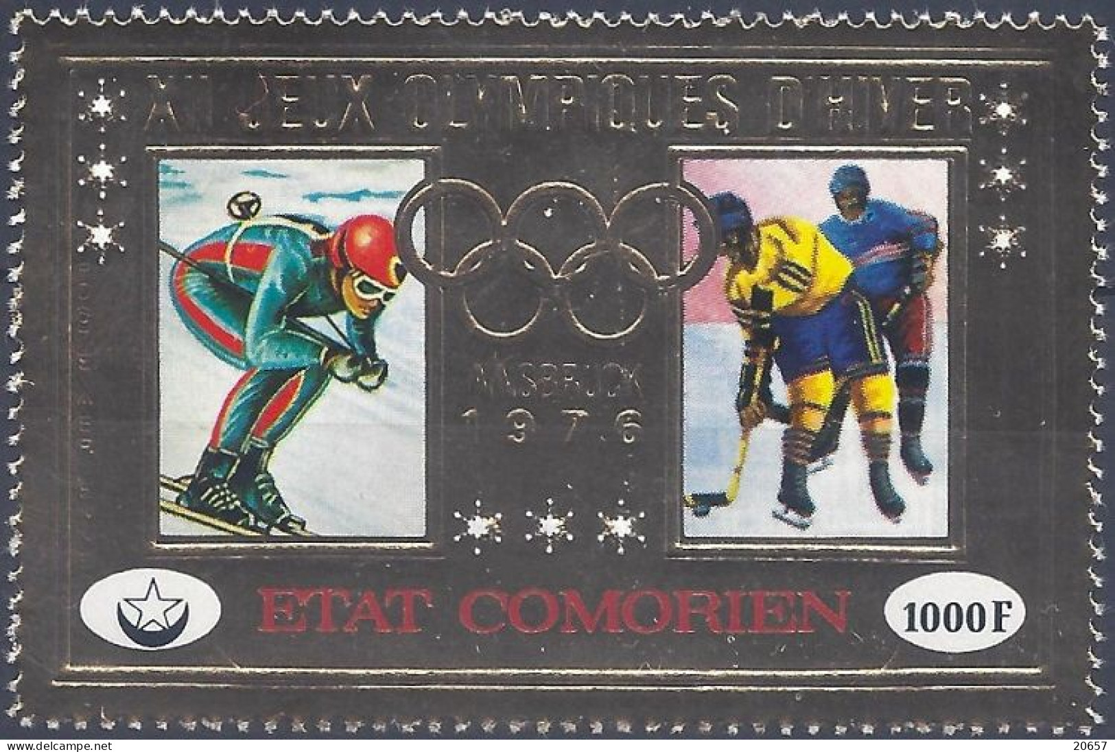 Comores A 103 JO Innsbruck 1976, Hockey - Inverno1976: Innsbruck