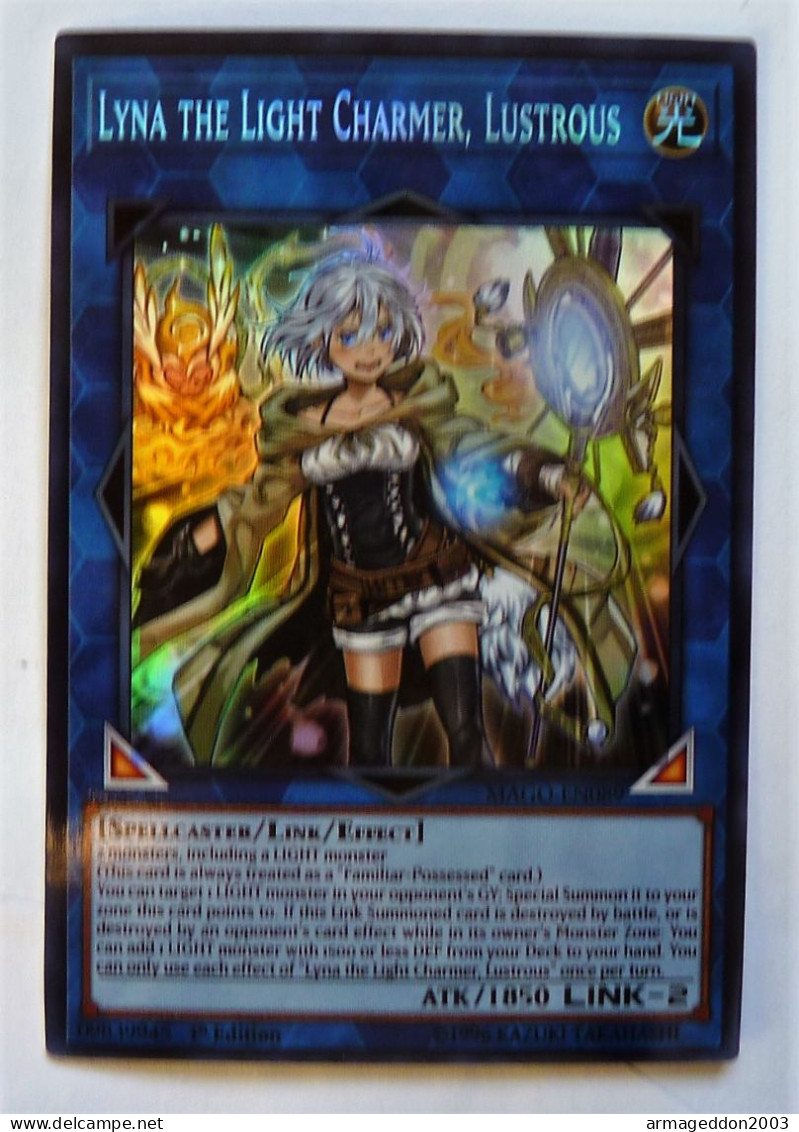 Carte Neuve Yugioh! US HOLO 1st Edition 1996 MAGO-EN089 Lyna The Light Charmer, - Yu-Gi-Oh