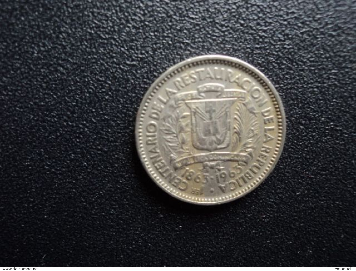 RÉPUBLIQUE DOMINICAINE * : 5 CENTAVOS   1963   KM 26     SUP 55 - Dominicana