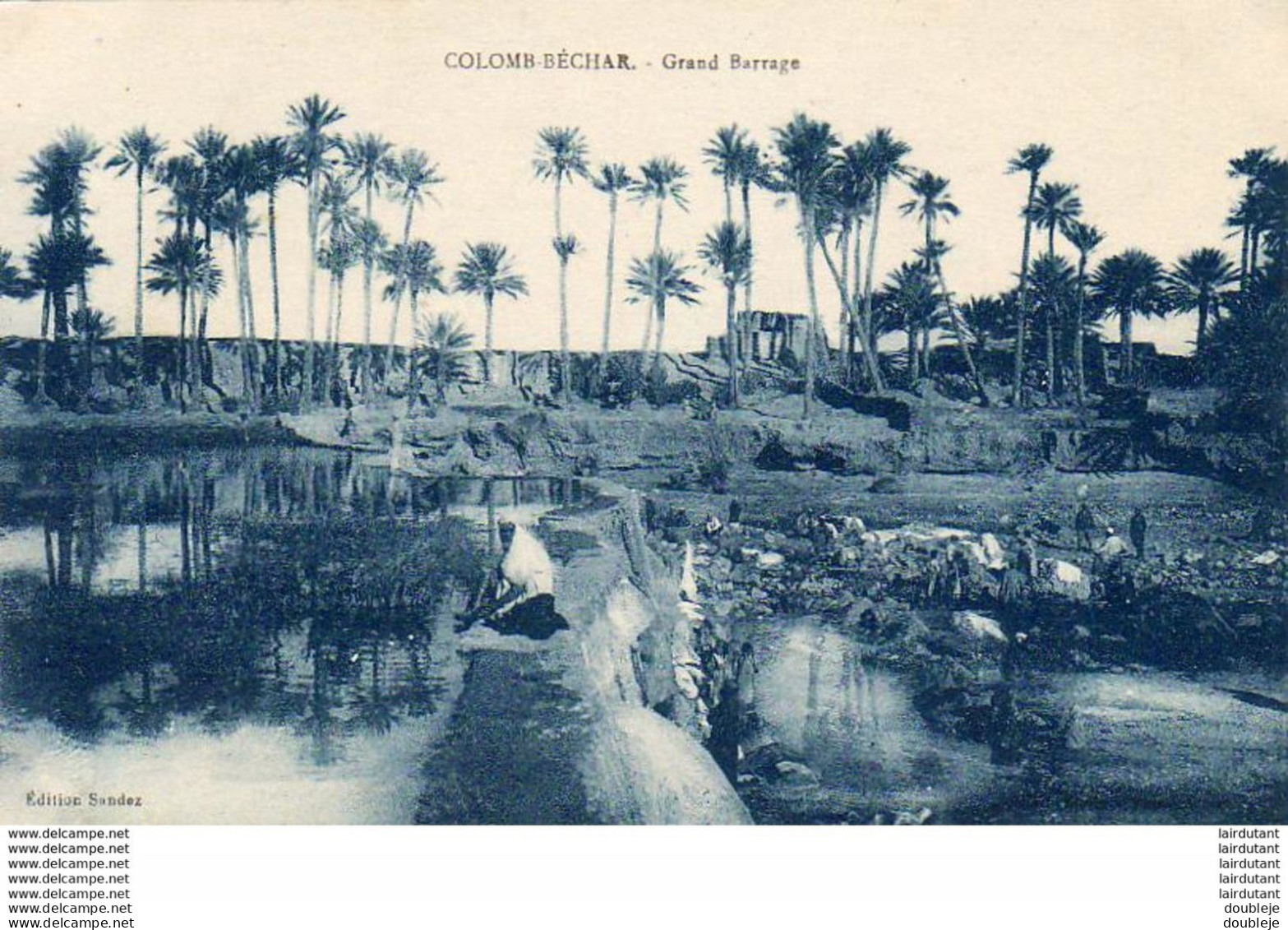 ALGERIE  COLOMB-BECHAR  Grand Barrage  ........  (Ref H2283 ) - Bechar (Colomb Béchar)