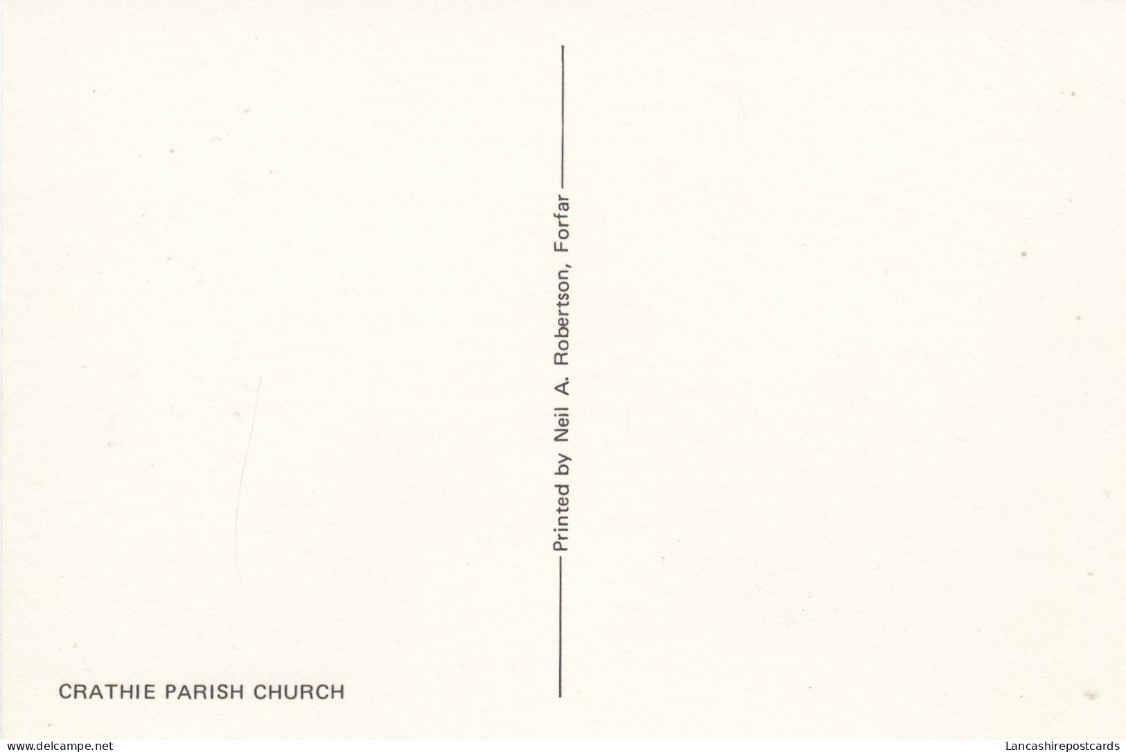Postcard Crathie Parish Church My Ref B26309 - Aberdeenshire