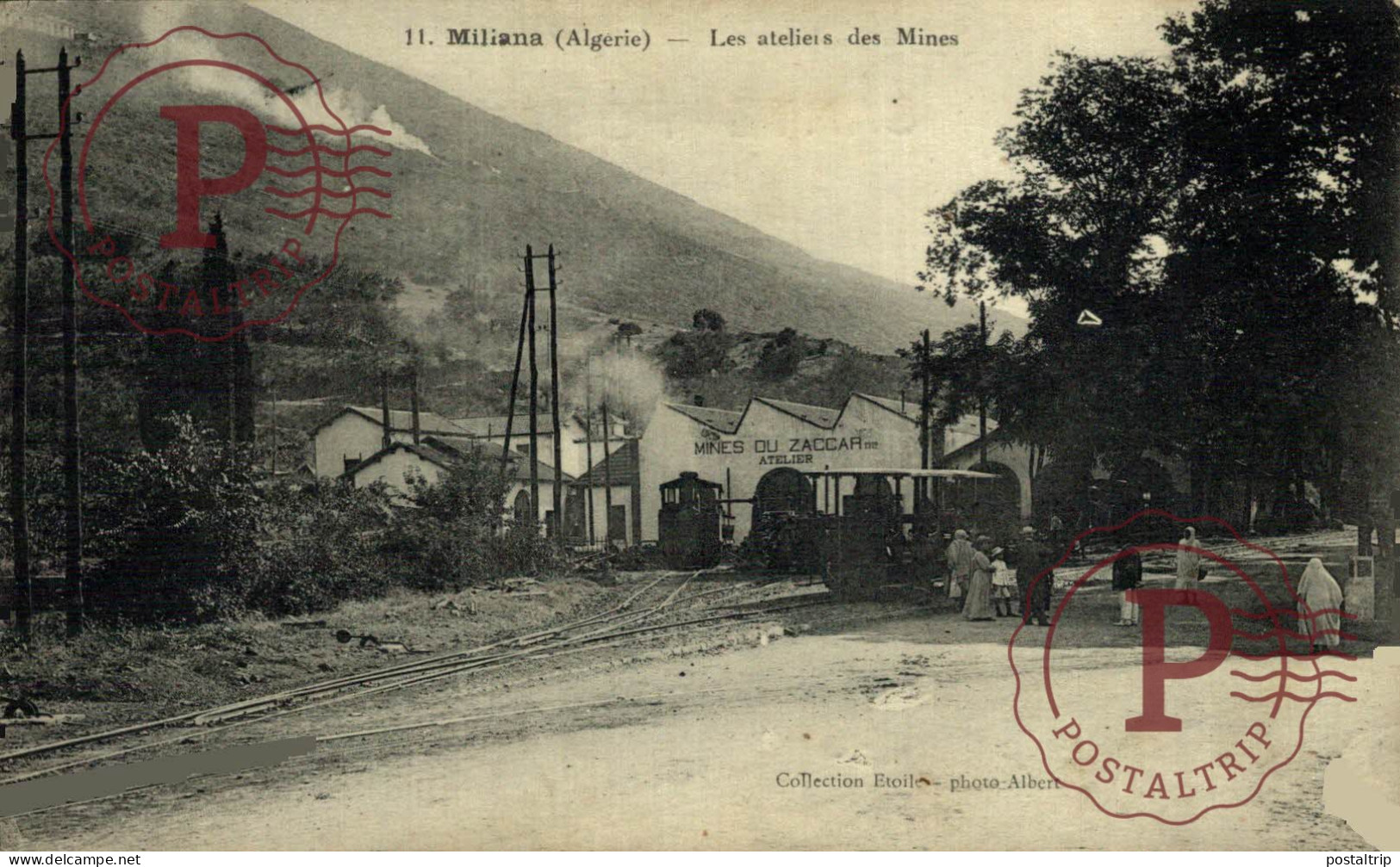 ARGELIA. ALGERIE. MILIANA  Ateliers Des Mines. MINA. - Métiers