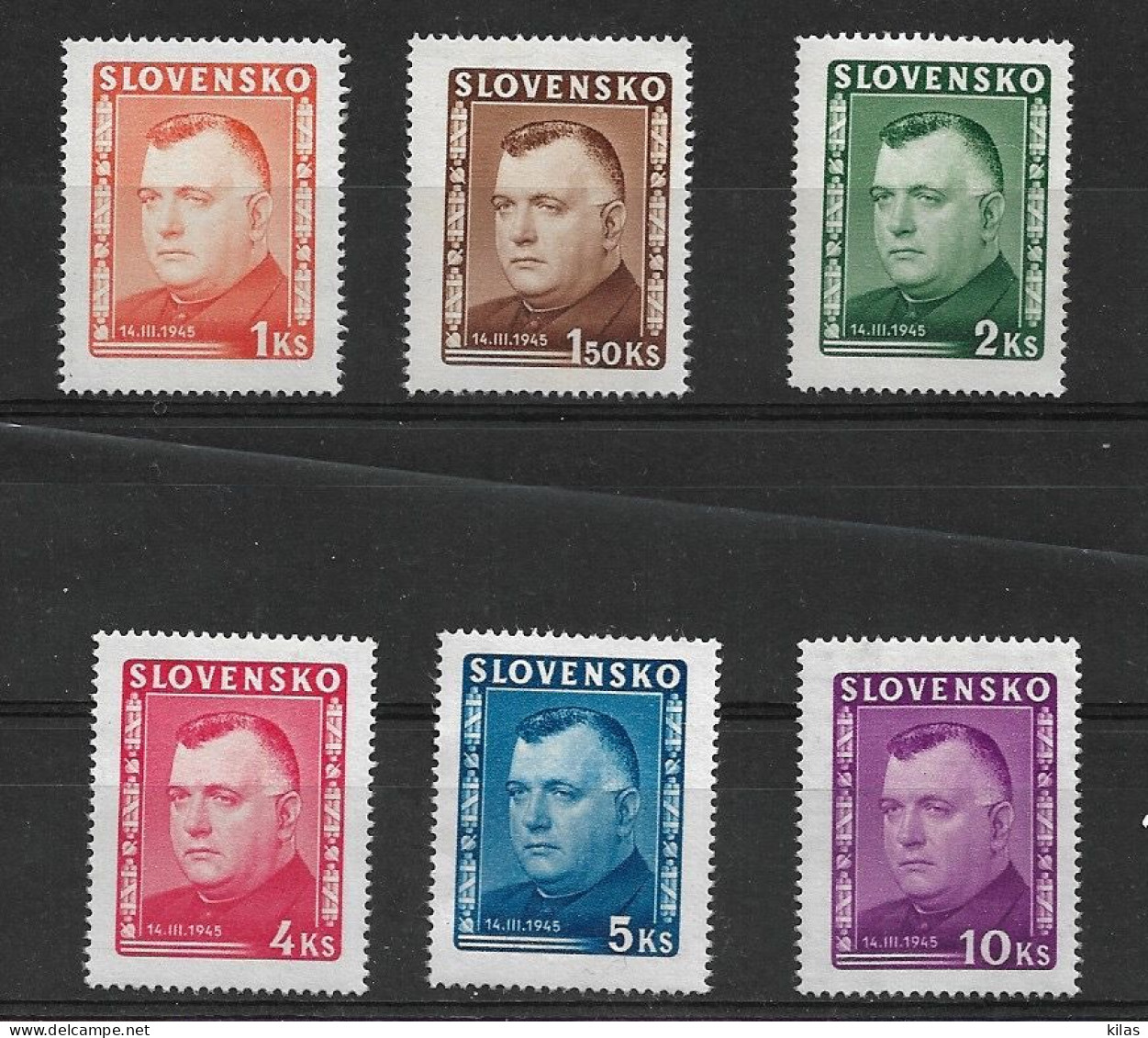 SLOVAKIA 1945 PRESIDENT MNH - Unused Stamps