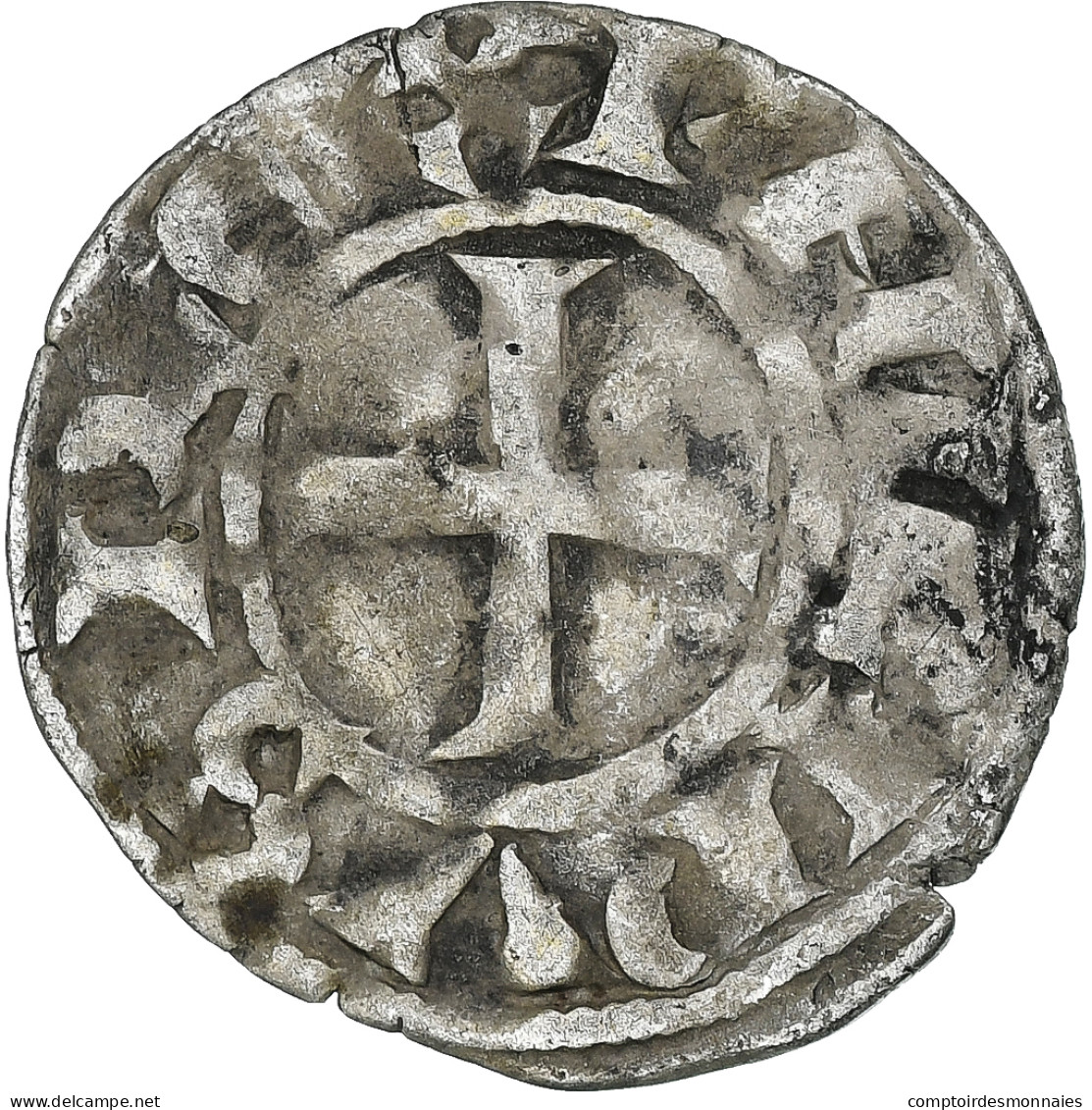 France, Philippe II, Denier, 1180-1223, Saint-Martin De Tours, Argent, TB+ - 1180-1223 Philipp II. August 