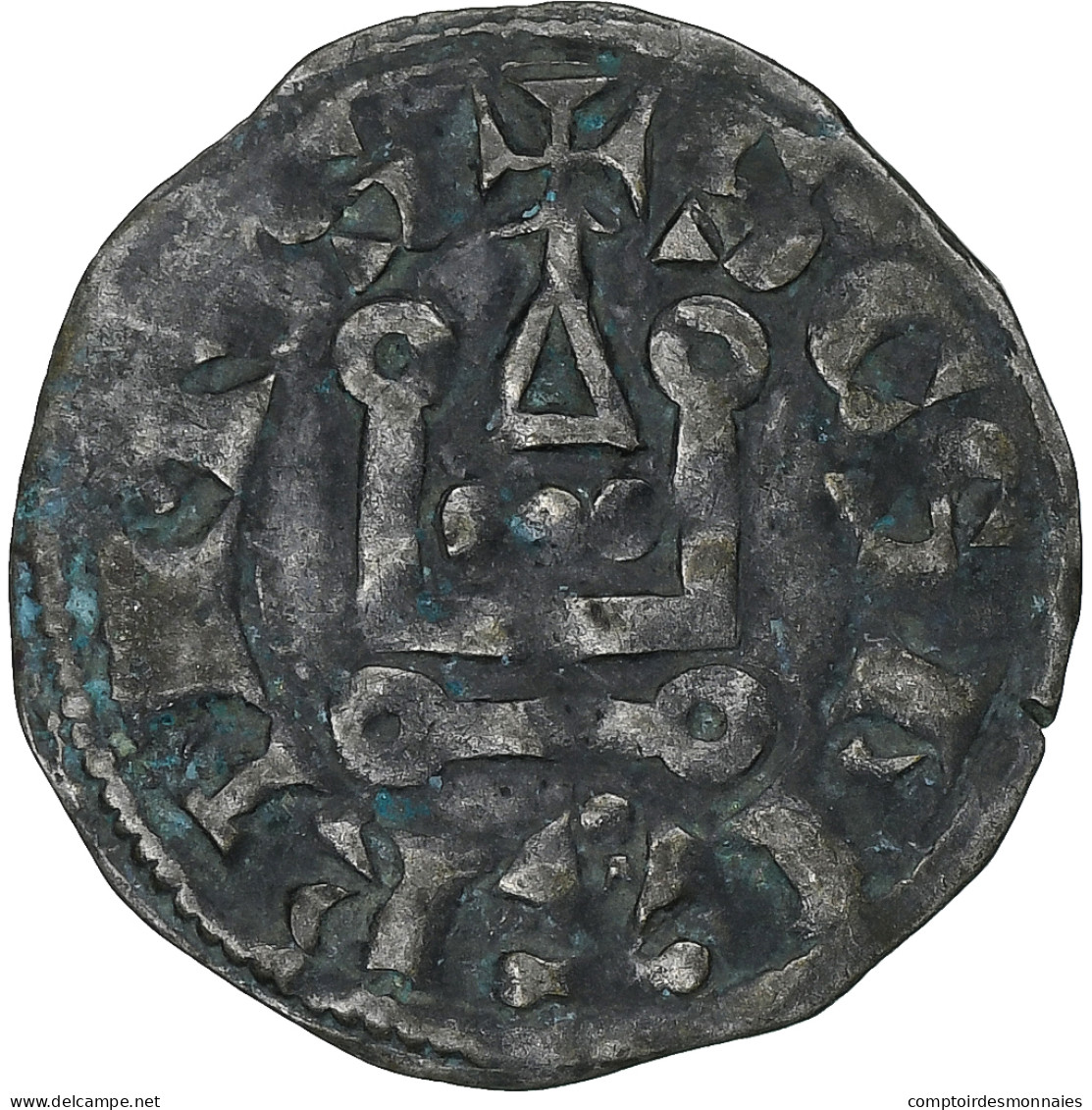 France, Philippe II, Denier, 1180-1223, Saint-Martin De Tours, Argent, TTB+ - 1180-1223 Philipp II. August 