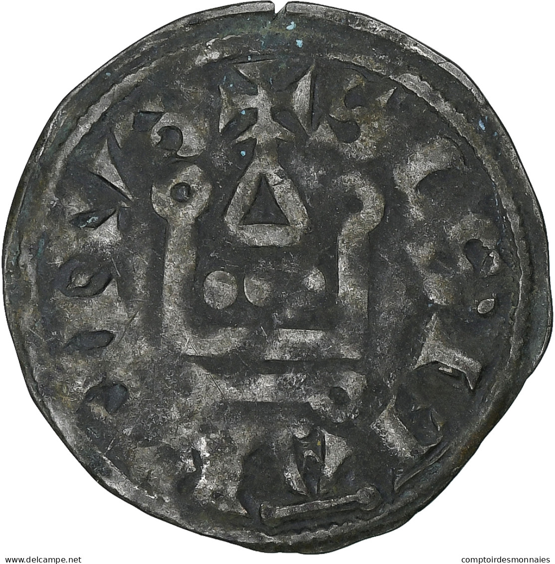 France, Philippe II, Denier, 1180-1223, Saint-Martin De Tours, Argent, TTB - 1180-1223 Filippo II Augusto