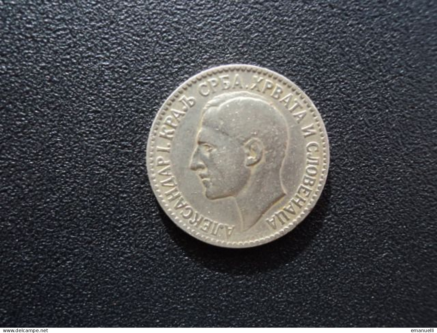 ROYAUME DES SERBES , DES CROATES ET DES SLOVÈNES : 1 DINAR  1925 (b)  KM 5   TB+ - Yougoslavie