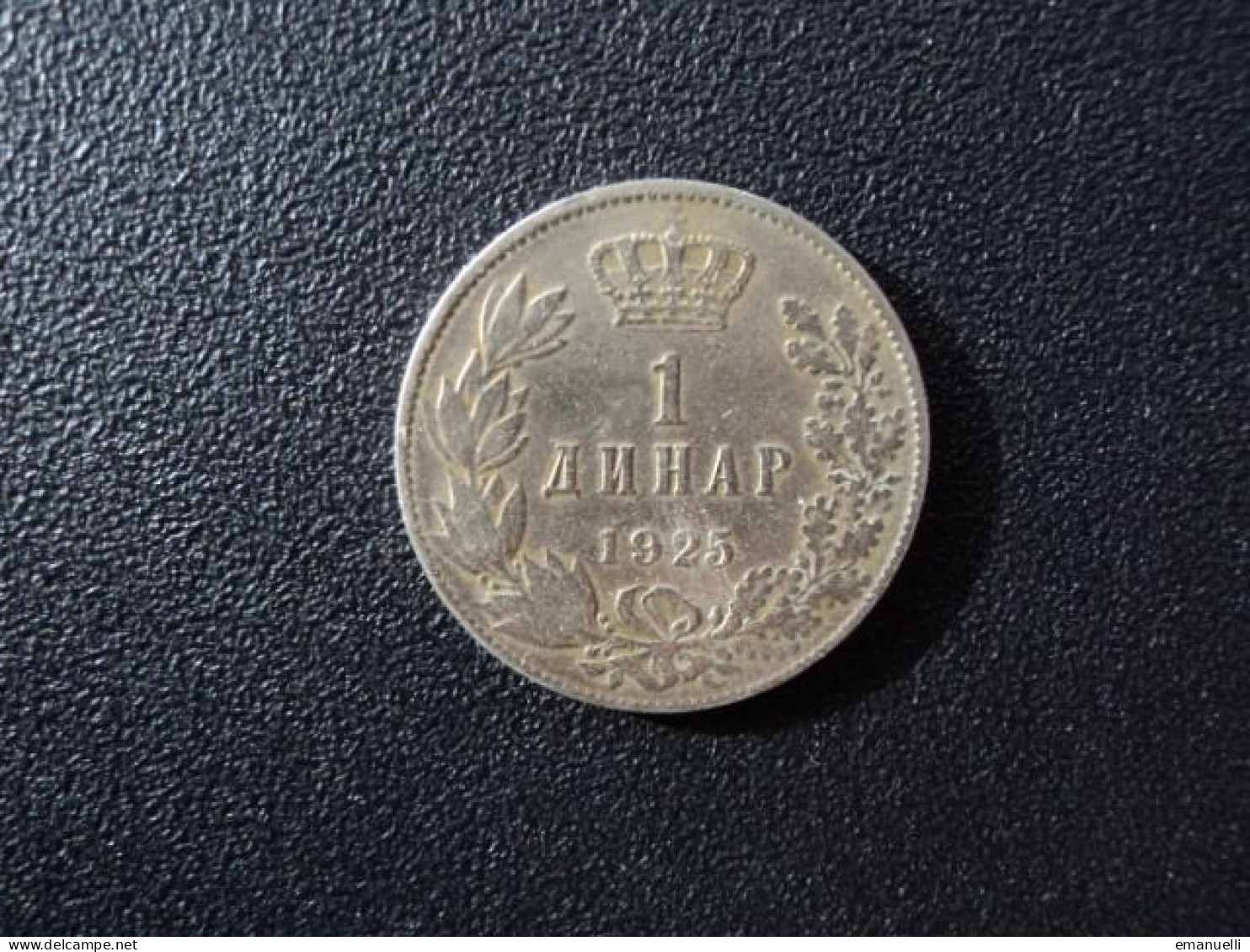 ROYAUME DES SERBES , DES CROATES ET DES SLOVÈNES : 1 DINAR  1925 (b)  KM 5   TB+ - Yougoslavie