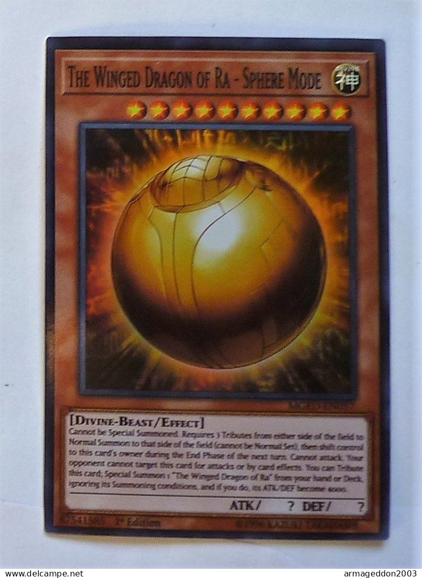 Carte Neuve Yugioh! US HOLO 1st Edition 1996  MGED-EN057 THE WINGED DRAGON OF RAT SPHERE MODE - Yu-Gi-Oh