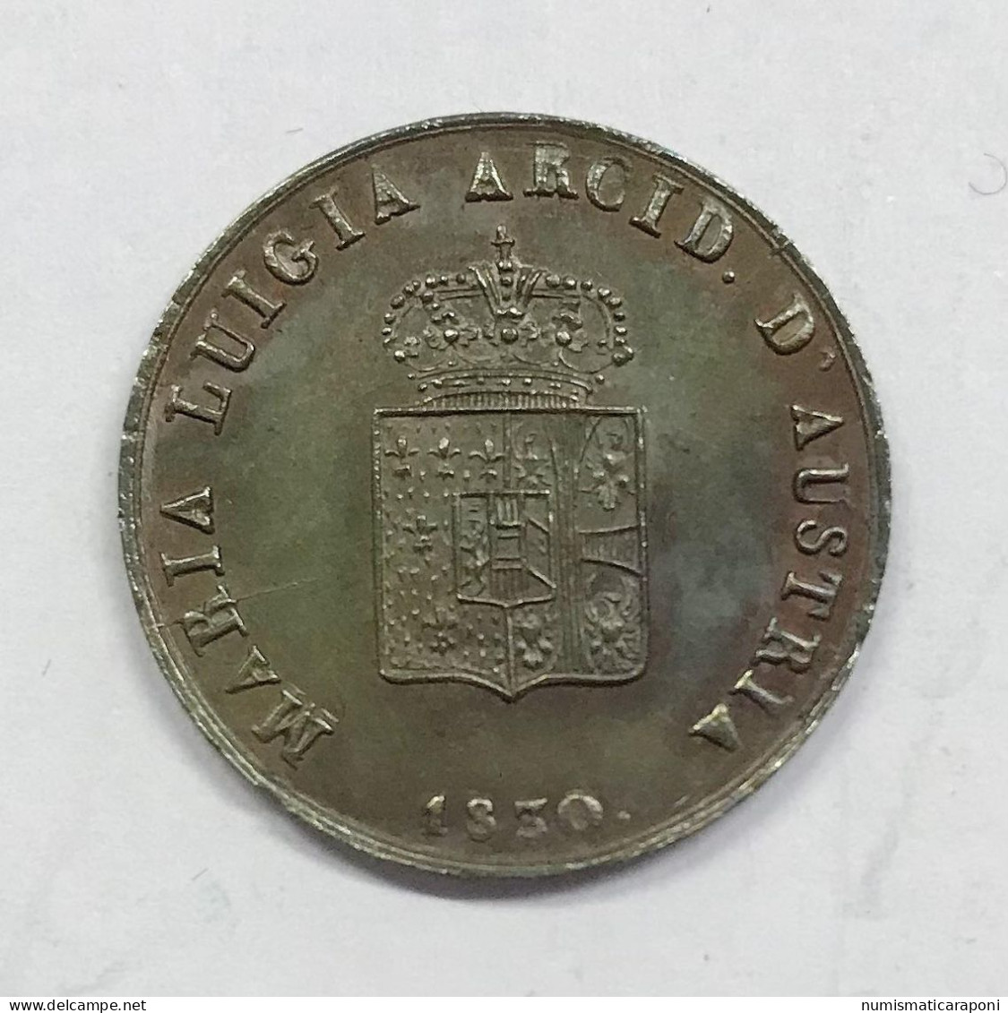 Italy ITALIA Ducato Di Parma Maria Luigia 1815 1847 1 Cent. 1830 Gig.16 Q.fdc  E.1438 - Napoleoniche