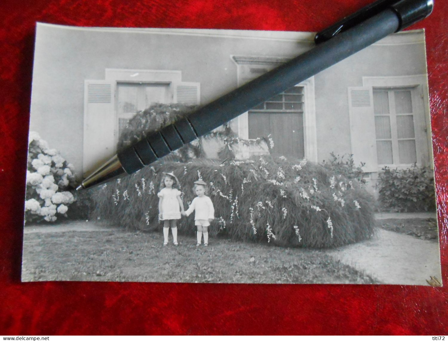 72 MAROLLES LES BRAULTS Carte Photo Aout 1931 FETE COMITE REPUBLICAIN Corso Défilé Voiture Décorée Enfants Sarthe RARE - Marolles-les-Braults