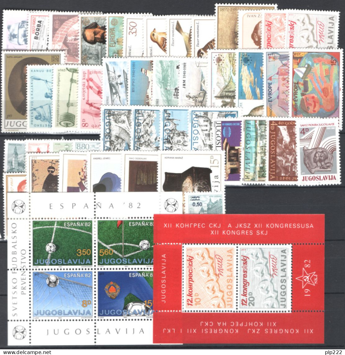 Jugoslavia 1982 Annata Completa / Complete Year Set **/MNH VF/F - Full Years