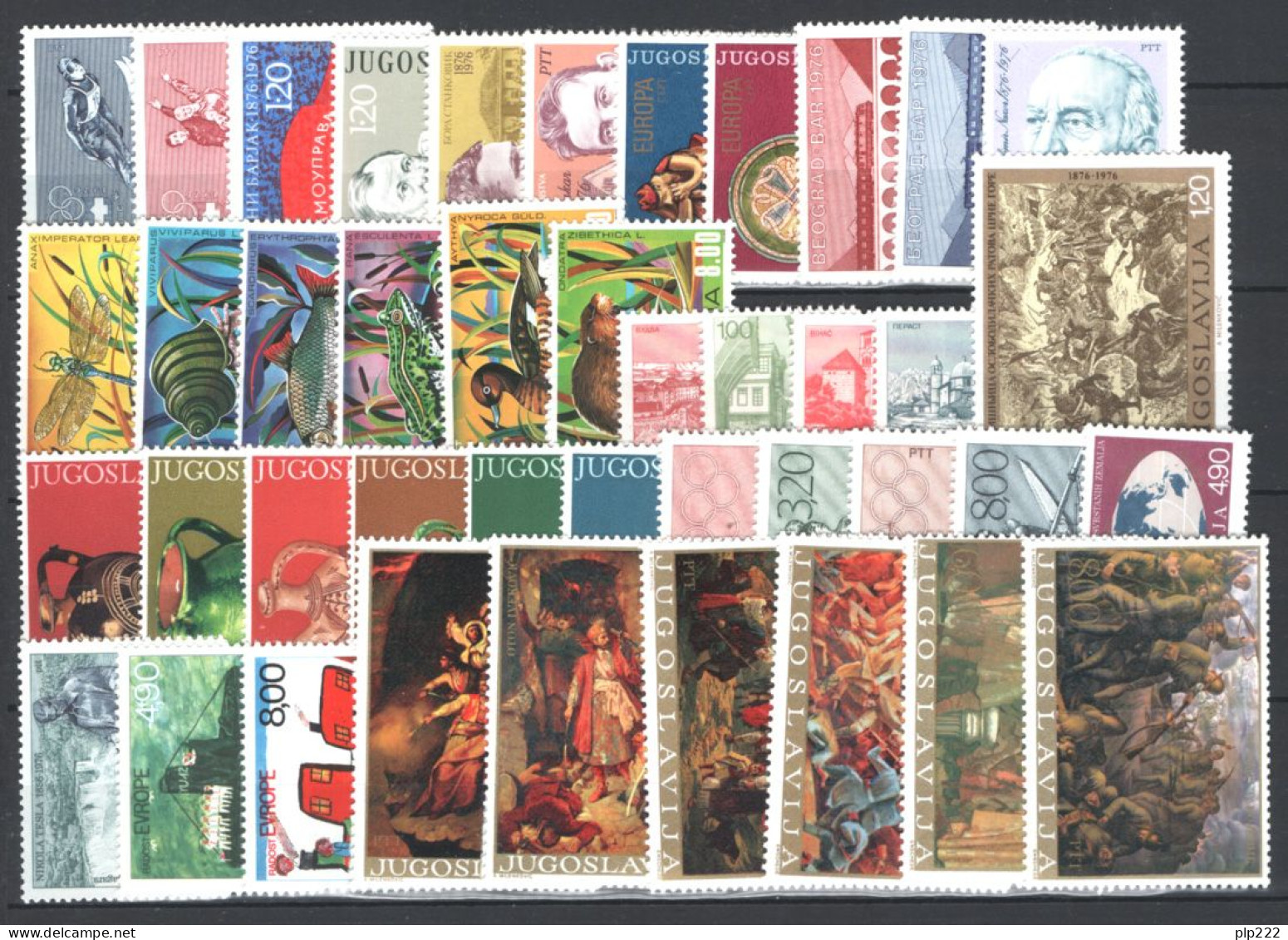 Jugoslavia 1976 Annata Completa / Complete Year Set **/MNH VF/F - Volledig Jaar