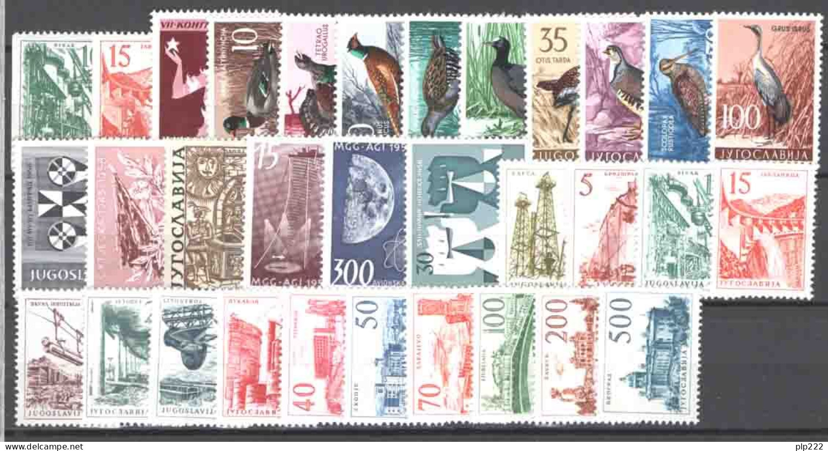 Jugoslavia 1958 Annata Completa / Complete Year Set **/MNH VF/F - Full Years