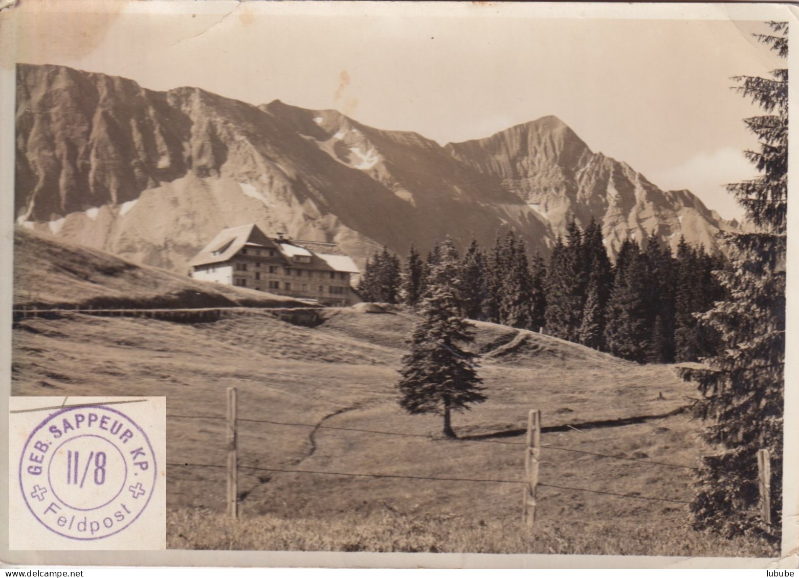 Ferienheim Salwideli Gegen Das Brienzer Rothorn  (Feldpost)     Ca. 1940 - Flühli