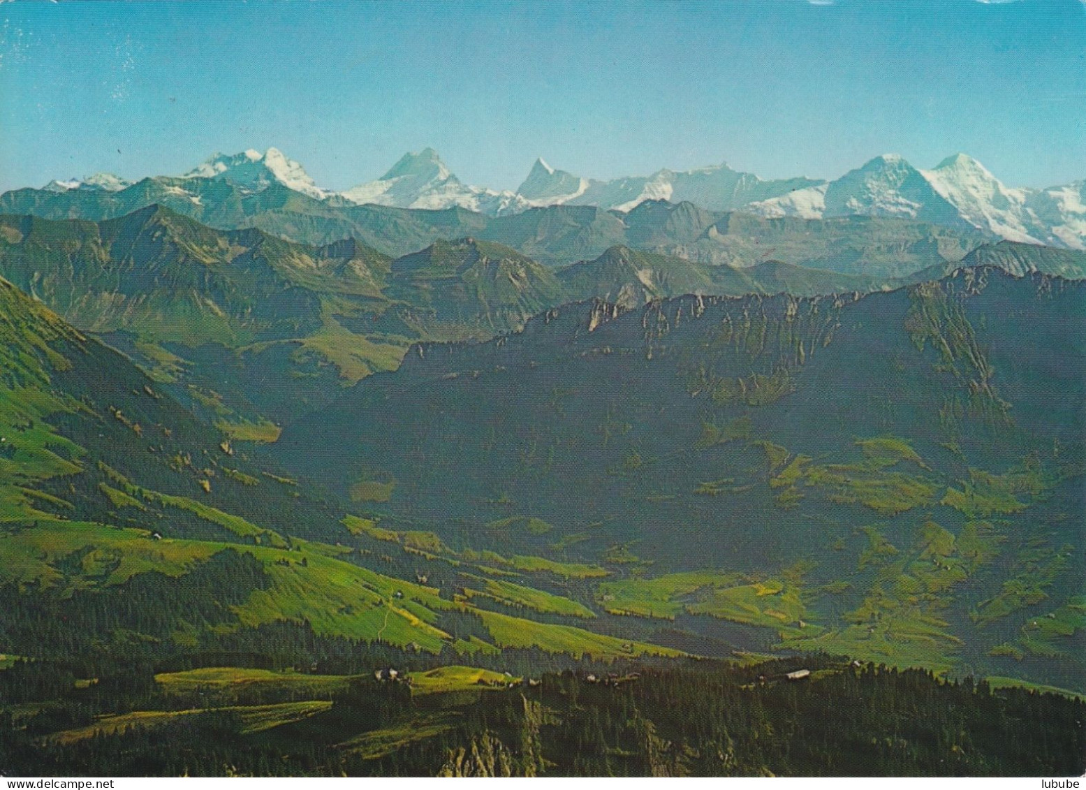 Marbachegg - Bergpanorama Berner Alpen       Ca. 1980 - Marbach