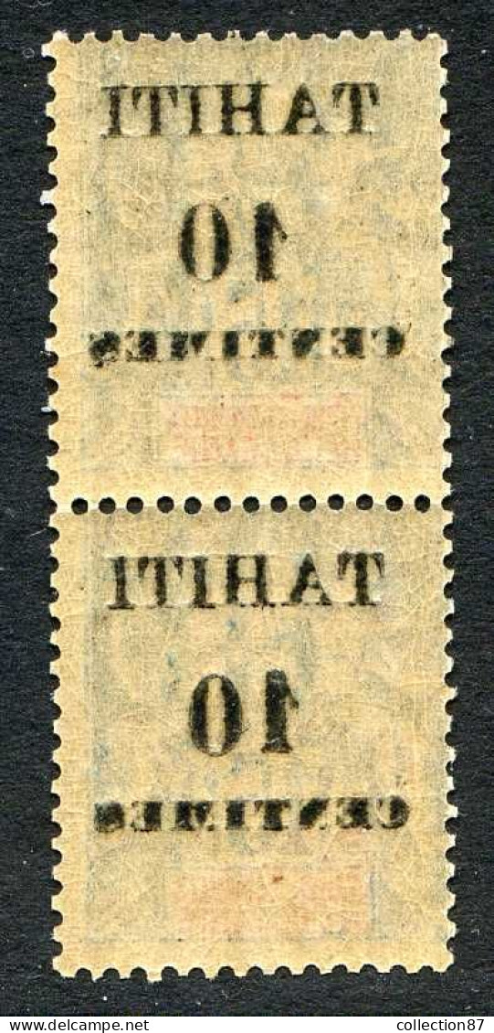 Réf 080 > TAHITI < N° 33 * * Surcharge Recto Verso < Neuf Luxe -- MNH * * --- > Cat 300 € - Ungebraucht