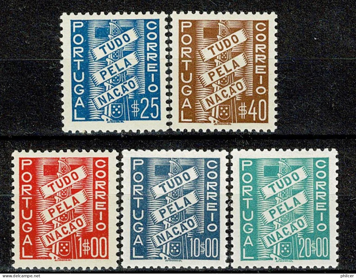 Portugal, 1935/41, # 570/4, MH - Neufs