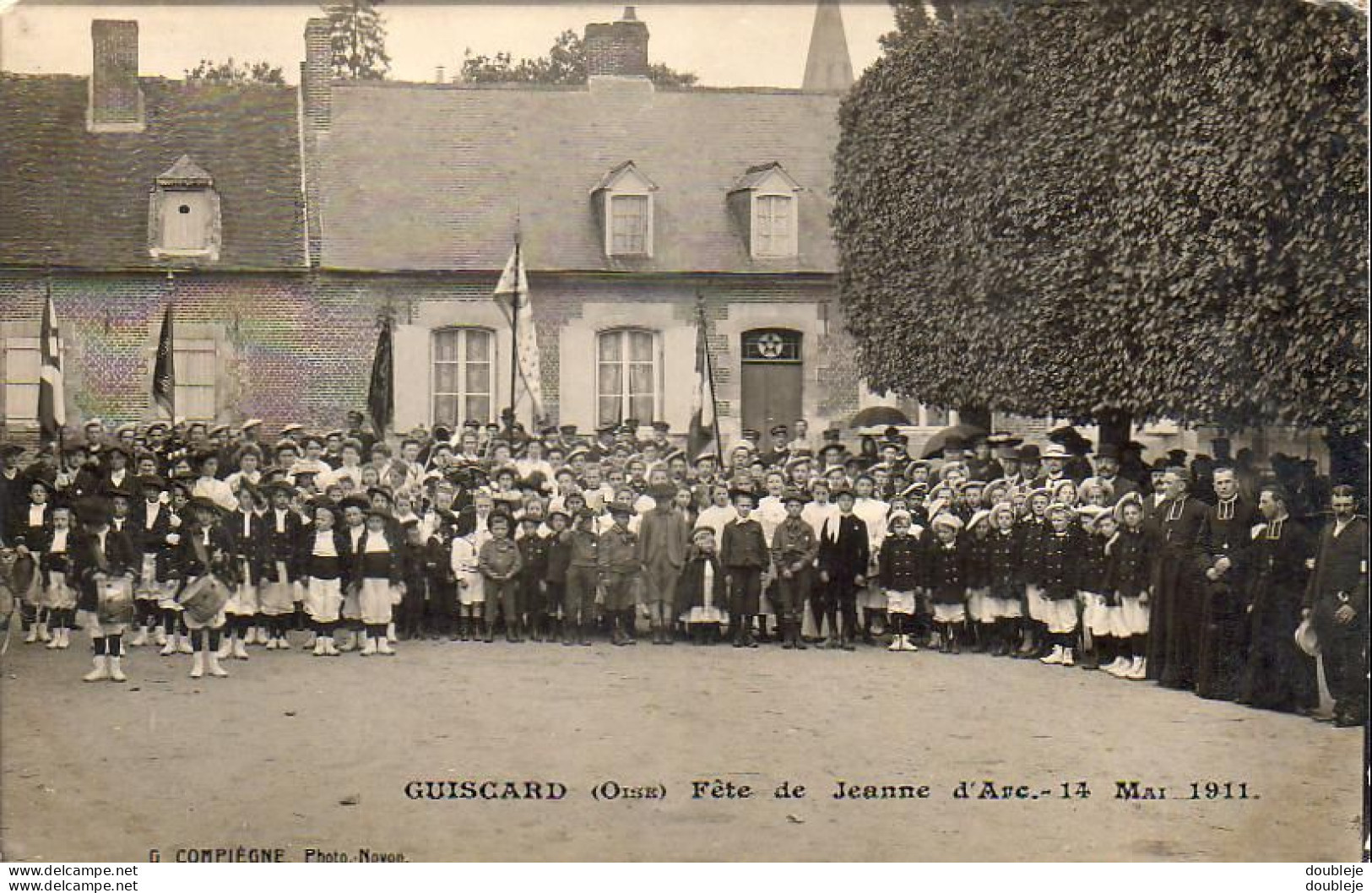 D60   GUISCARD   Fête De Jeanne D'Arc  14 Mai 1911  ............    Carte Peu Courante - Guiscard