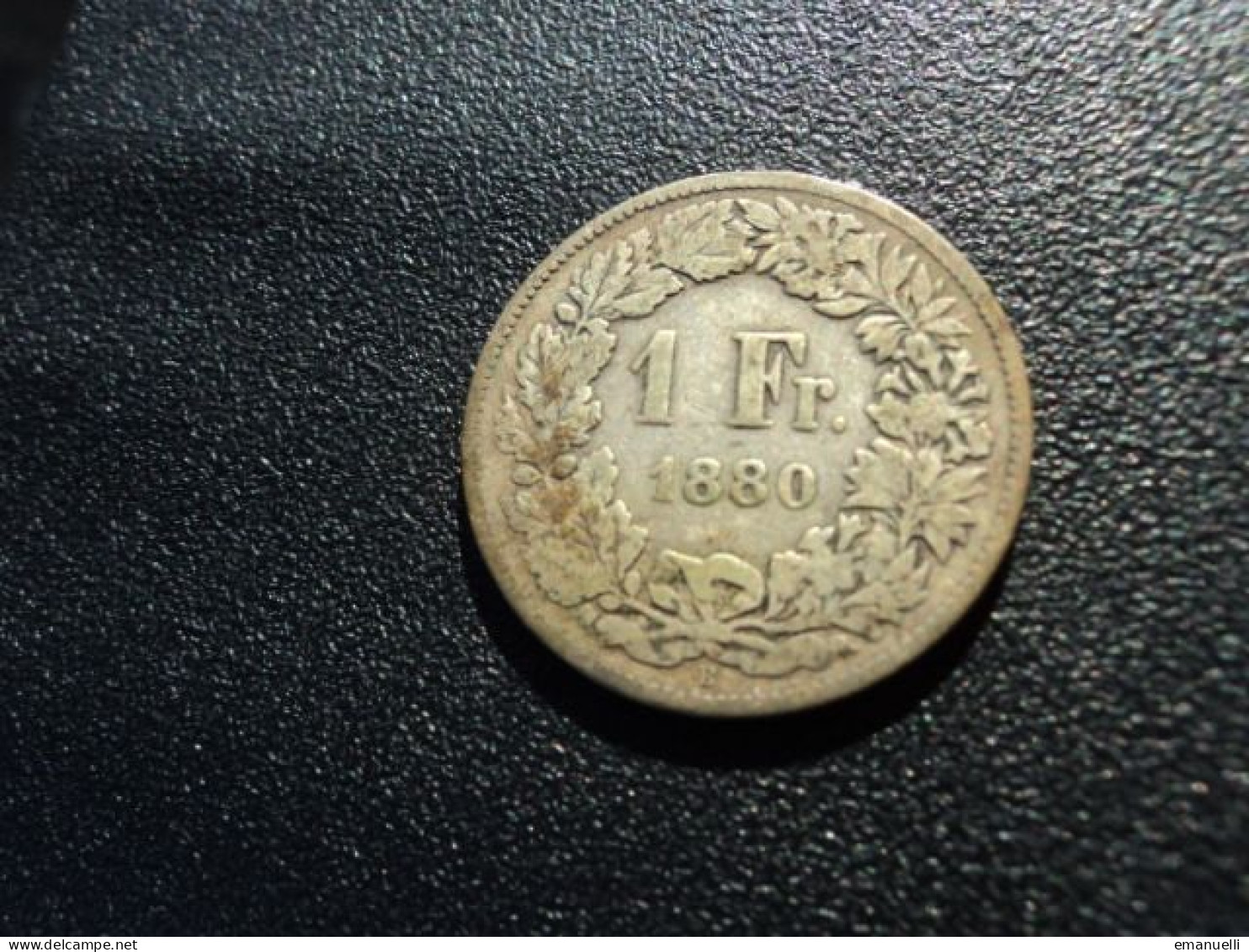 SUISSE : 1 FRANC  1880 B *   KM 24     TB - 1 Franken