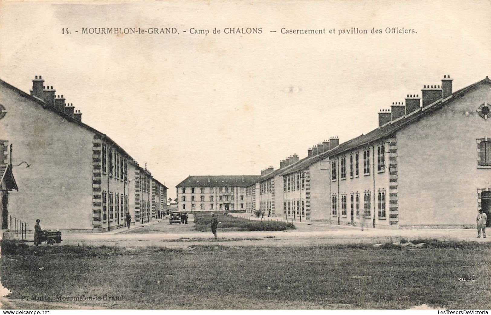 FRANCE - Mourmelon Le Grand - Camp De Chalons - Casernement Et Pavillon Des Officiers - Carte Postale Ancienne - Mourmelon Le Grand